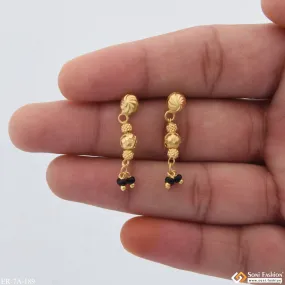 1 Gram Gold Plated Classic Design Fancy Design Earrings for Ladies - Style A189