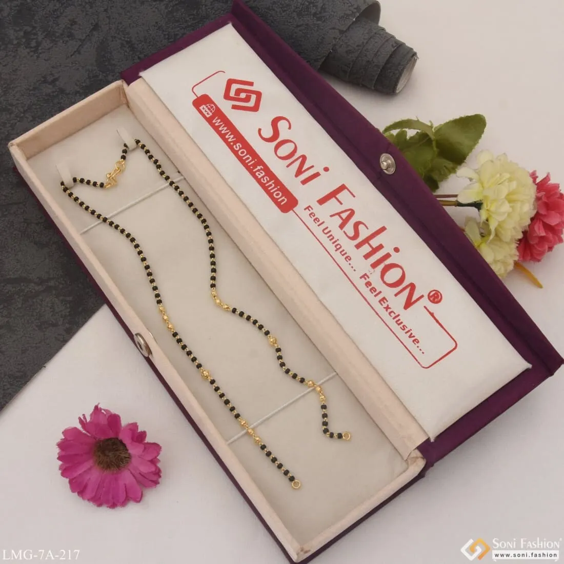 1 Gram Gold Plated Eye-catching Design Mangalsutra Dori For Ladies - Style A217