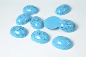 13x18mm Plastic Flat back Marble design Flat Beads, Oval Shape, Apparel, Shoes, Flat back beads, Marble faux, Wholesale flat back beads,