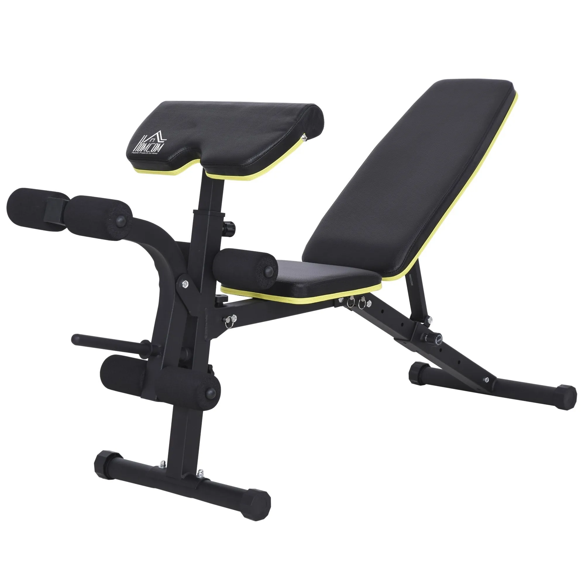 Adjustable Sit-Up Dumbbell Bench Multi-Functional Purpose Hyper Extension Bench With Adjustable Seat and Back Angle