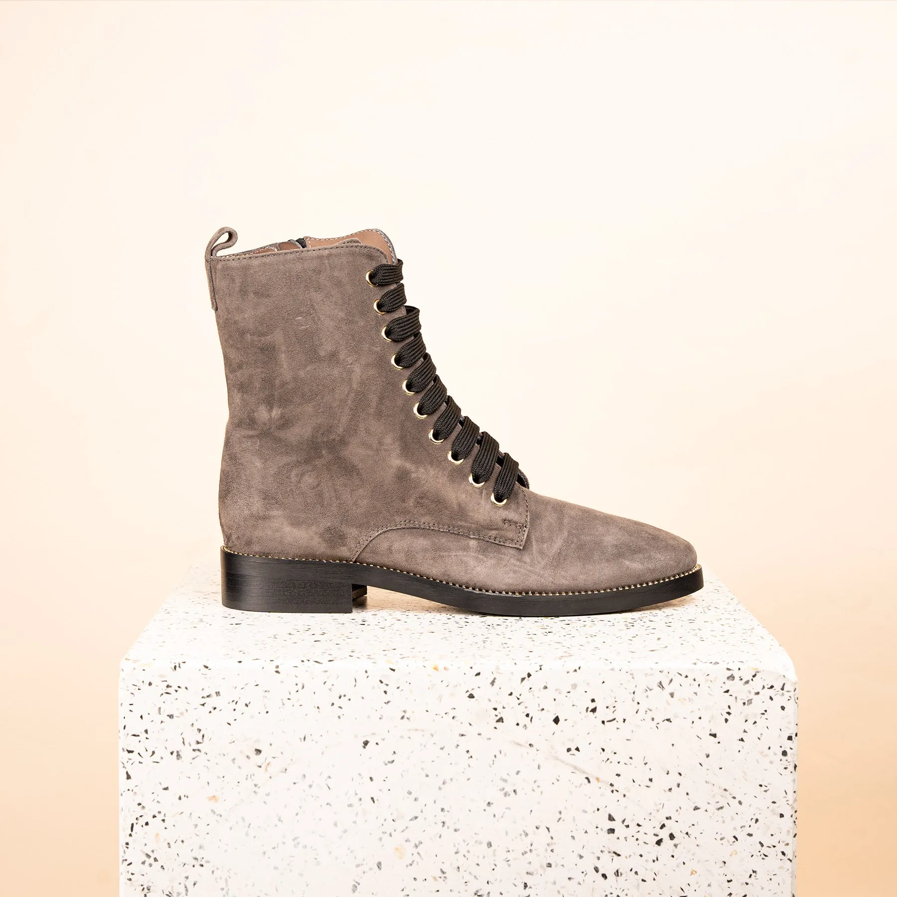 Asti - Gray Suede