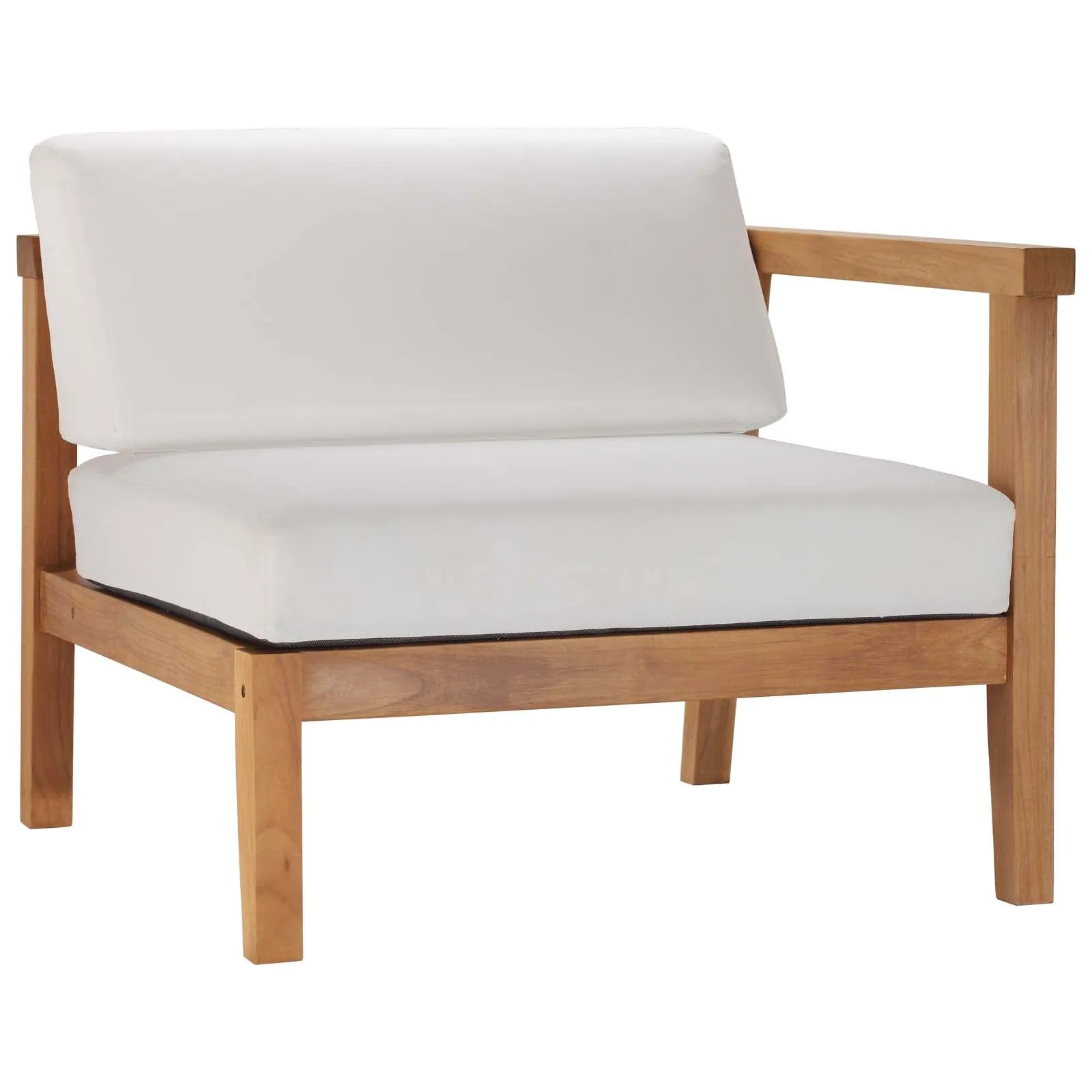 Bayport Outdoor Patio Teak Wood 2-Seater Loveseat by Modway