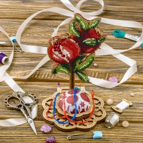 Bead embroidery kit on wood FLK-287