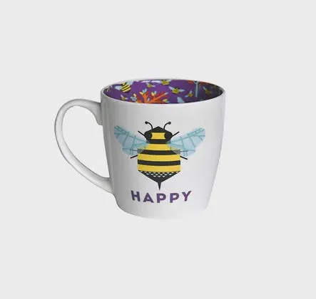 Bee Happy Inside Out Mug With Box