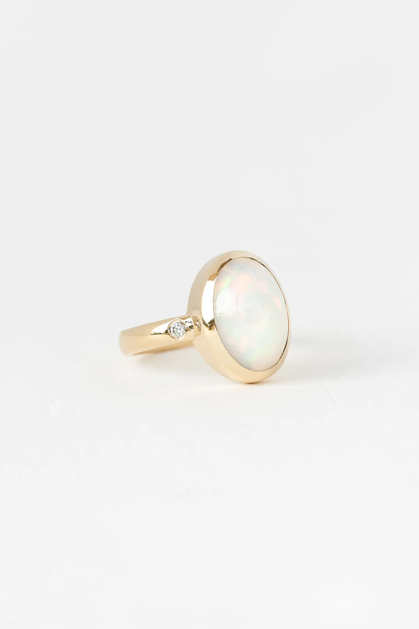 Bellatrix Ring with 4.19ct Ethiopian Opal