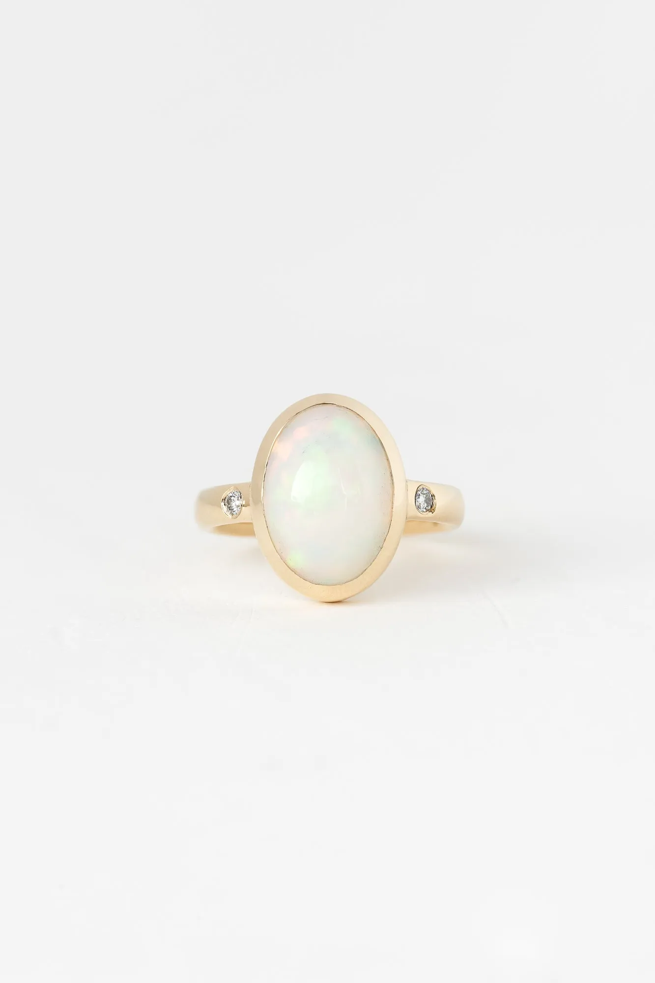 Bellatrix Ring with 4.19ct Ethiopian Opal