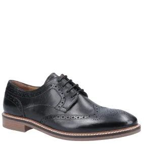 Black Bryson Brogue Lace-Up Shoes