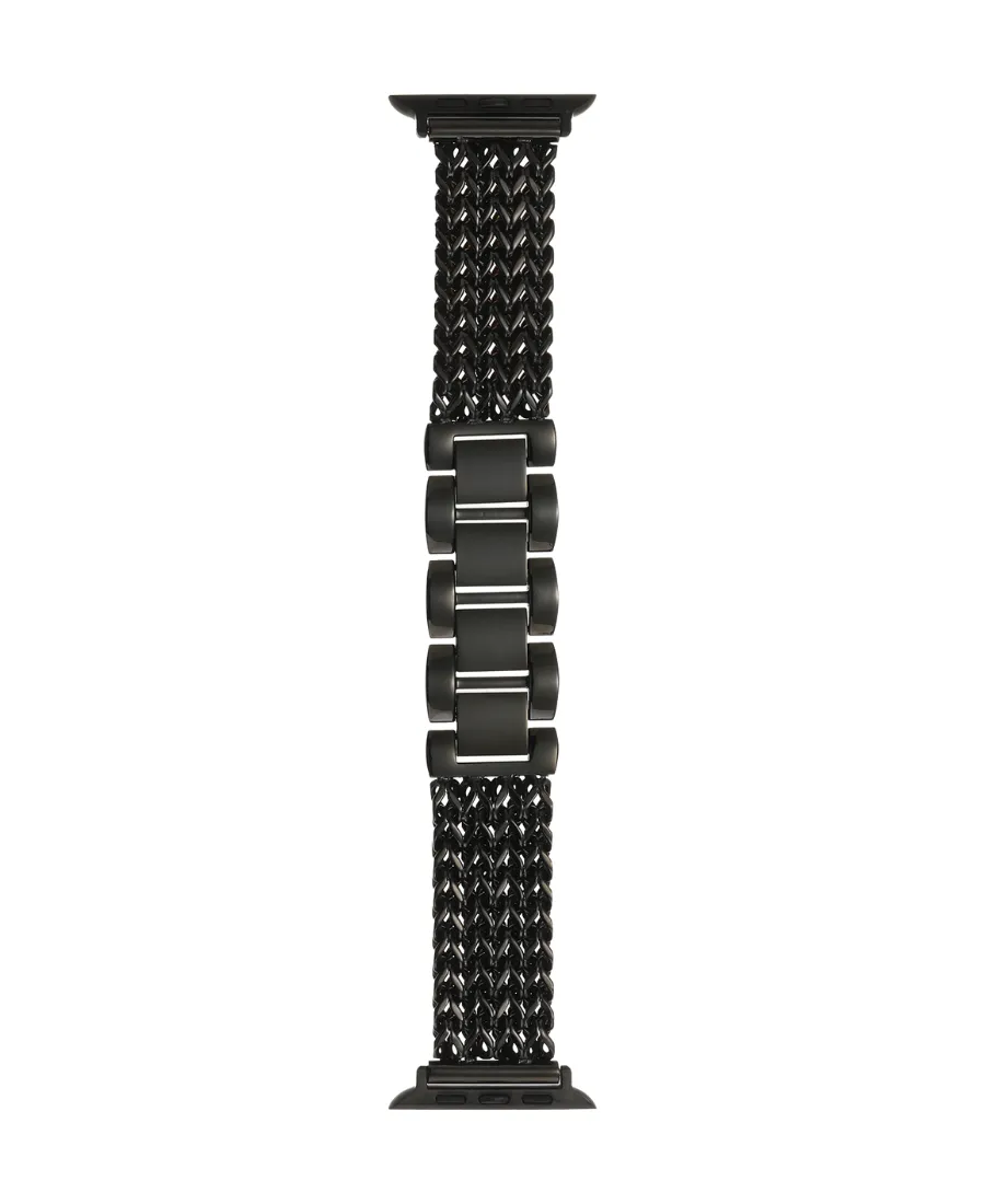 Black Chainlink Watch Band