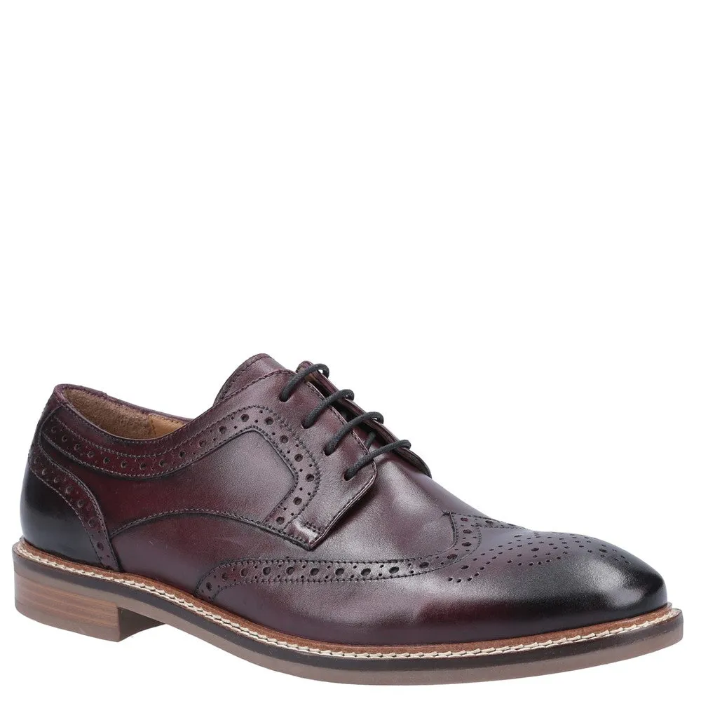 Bordo Bryson Brogue Lace-Up Shoes