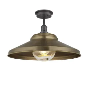 Brass Brooklyn Outdoor & Bathroom Giant Step Flush Mount - Industville