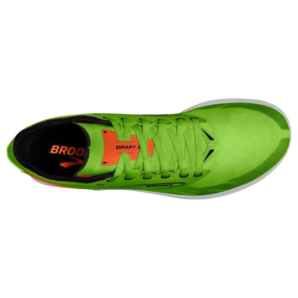 Brooks Draft XC Women's Running Shoes Green Gecko/Red Orange/White AW24