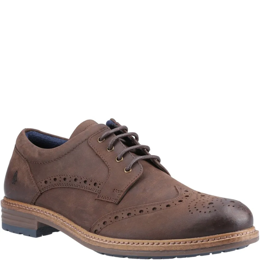 Brown Jayden Brogue Shoes