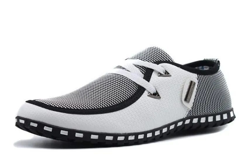 Canvas Men's Casual Ultralight Flat Slip-On Loafer Shoes