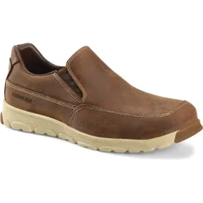 Carolina Men's S-117 Aluminum Toe Slip-On Work Shoe - Brown - CA5572