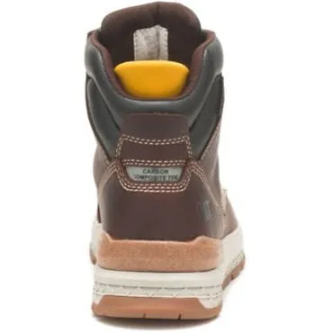 Cat Men's Impact Waterproof Carbon Comp Toe Work Boot - Brown - P91402