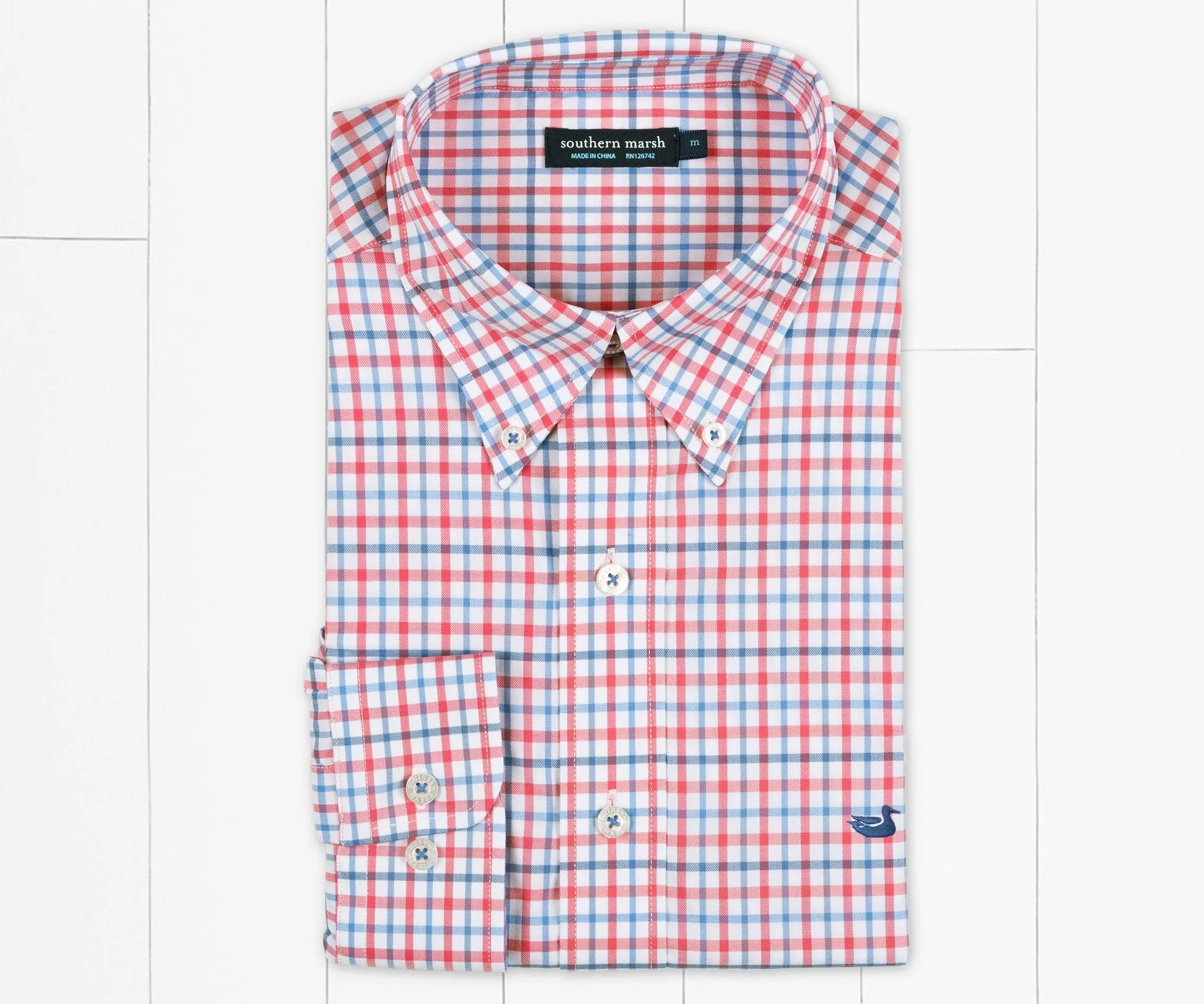 Chambers Performance Gingham Dress Shirt