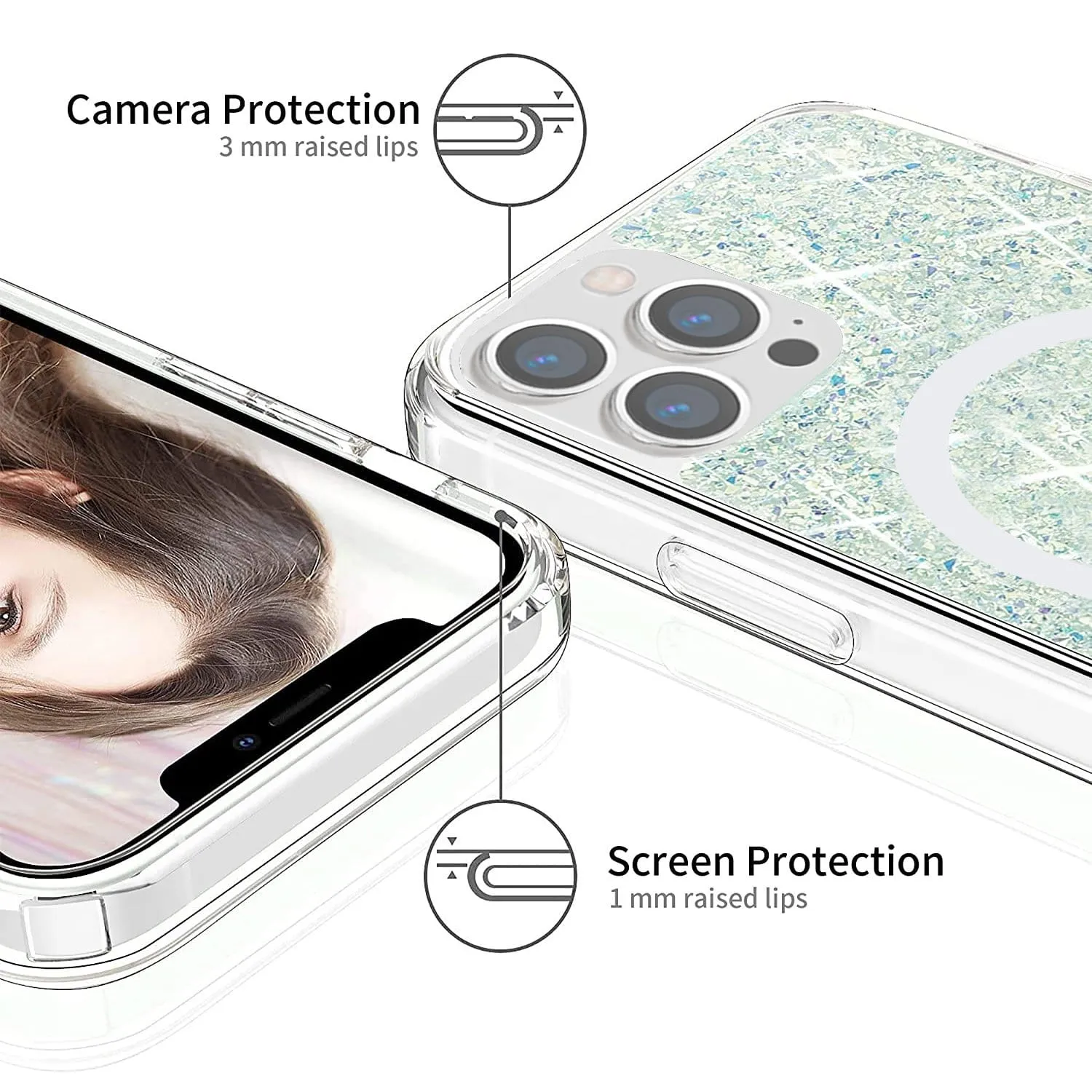 Clear Sparkle Case - iPhone 13 Pro Max