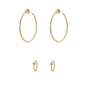 Clip On Hoop Earrings