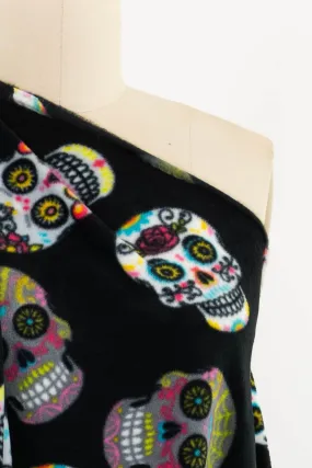 Day Of The Dead Fleece Knit