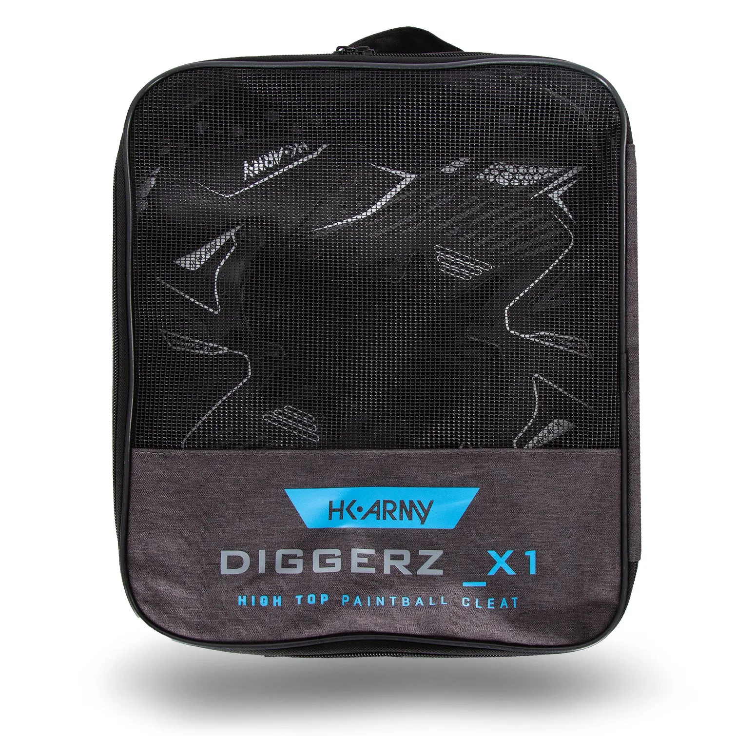 Diggerz_X 1.5 Hightop Cleats - Black/Grey