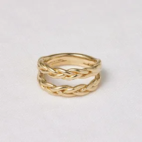 Entwine Double Ring