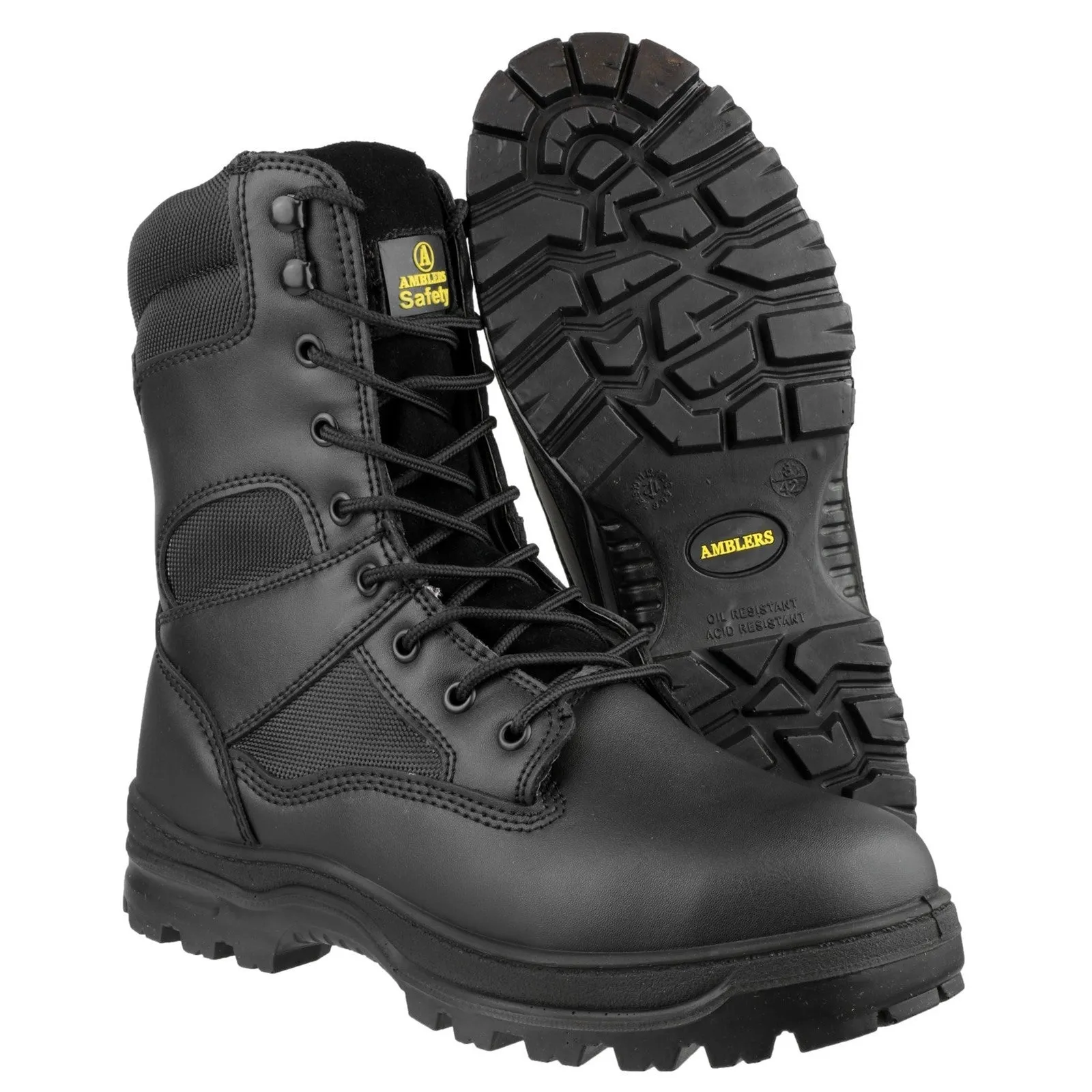 FS008 Water Resistant Hi leg Lace Up Safety Boot