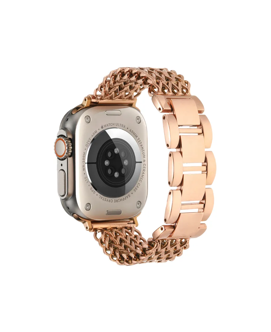 Gold Chainlink Watch Band