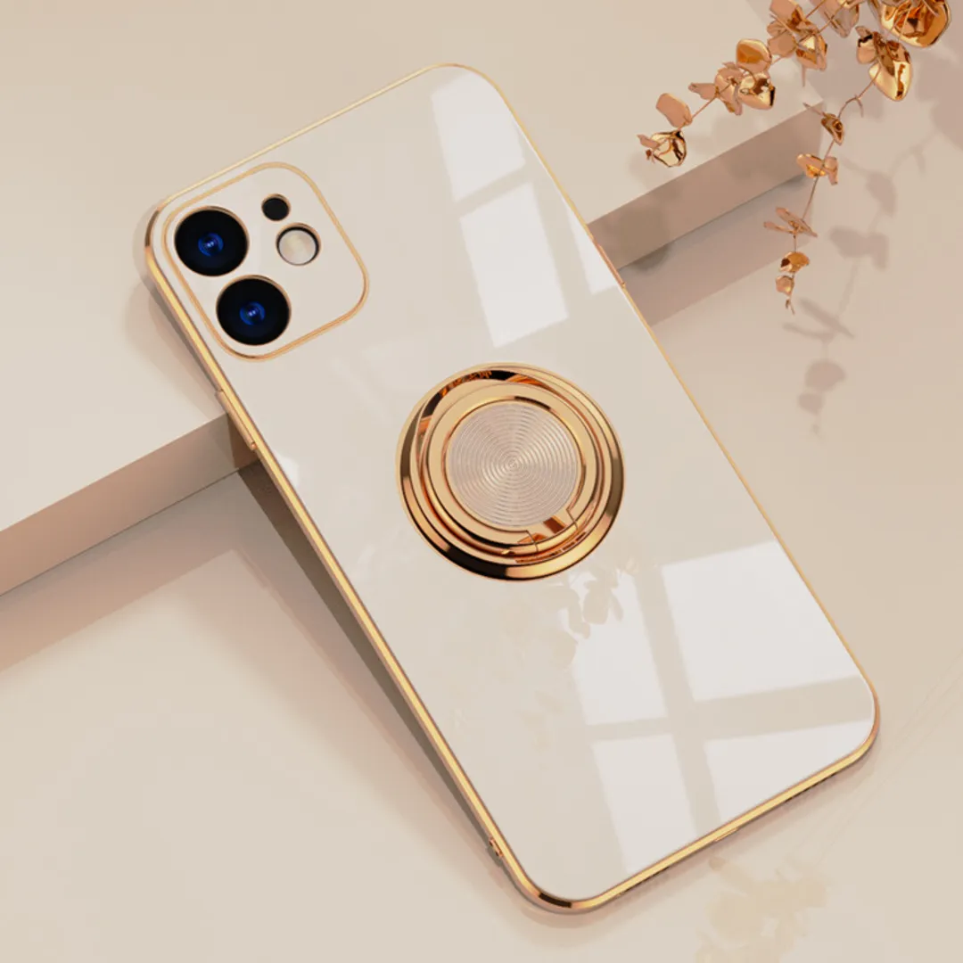 Gold Plating Metallic Ring Case