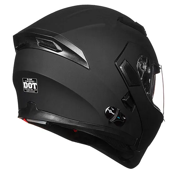 ILM Modular Flip up Full Face Bluetooth Motorcycle Helmet Model 902BT