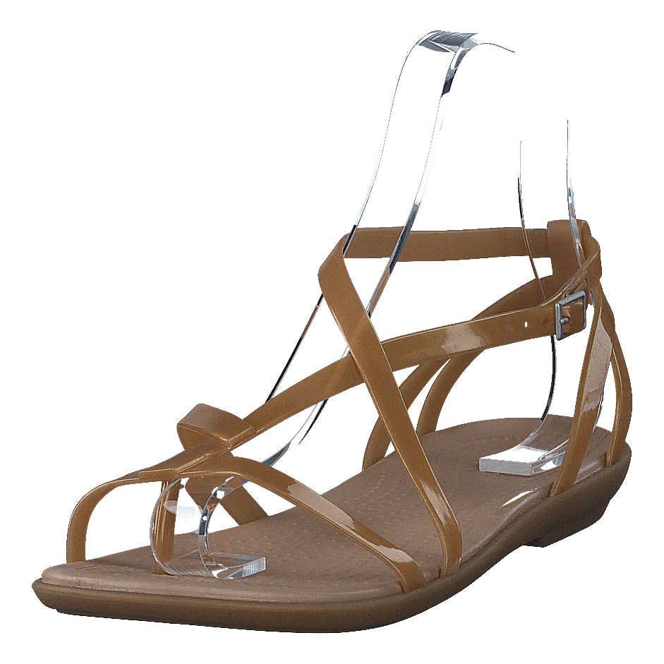 Isabella Gladiator Sandal W Dark Gold/gold