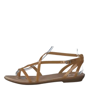 Isabella Gladiator Sandal W Dark Gold/gold