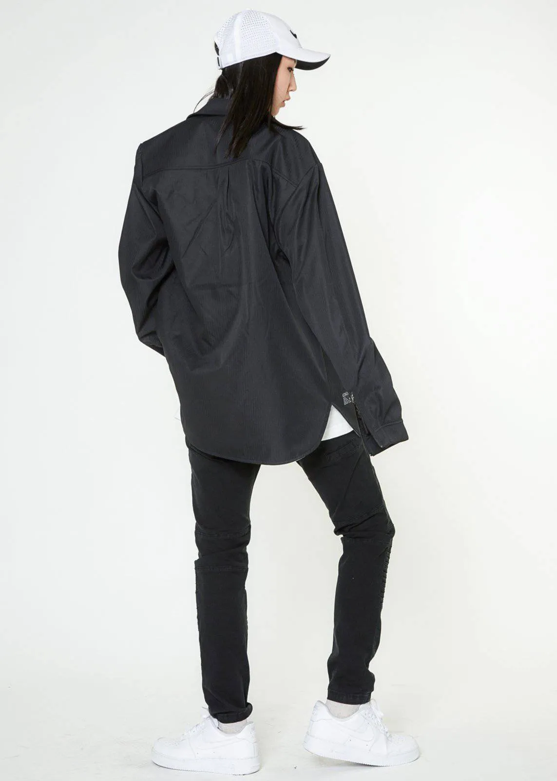 Konus Men's Reversible Shirt Jacket  in Black