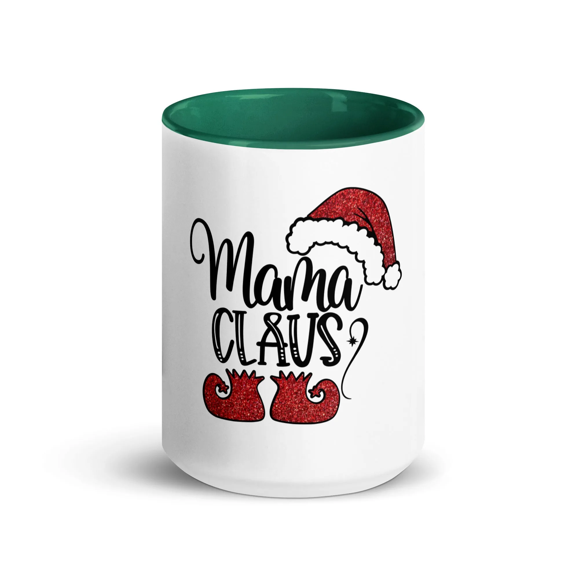 'Mama Clause" Mug with Color Inside