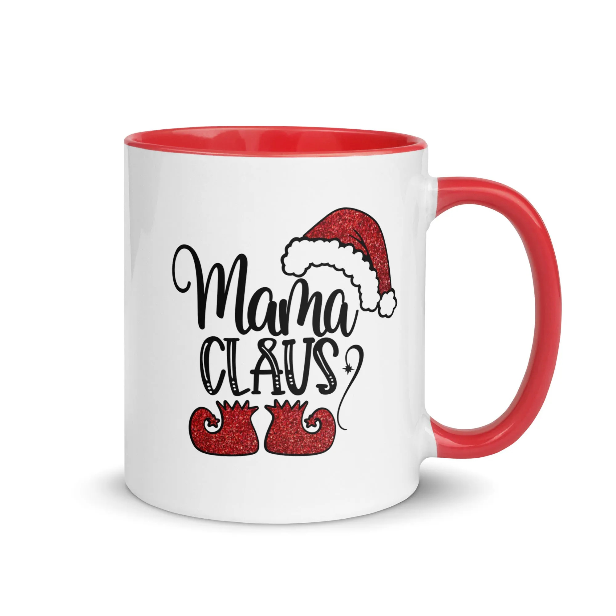 'Mama Clause" Mug with Color Inside