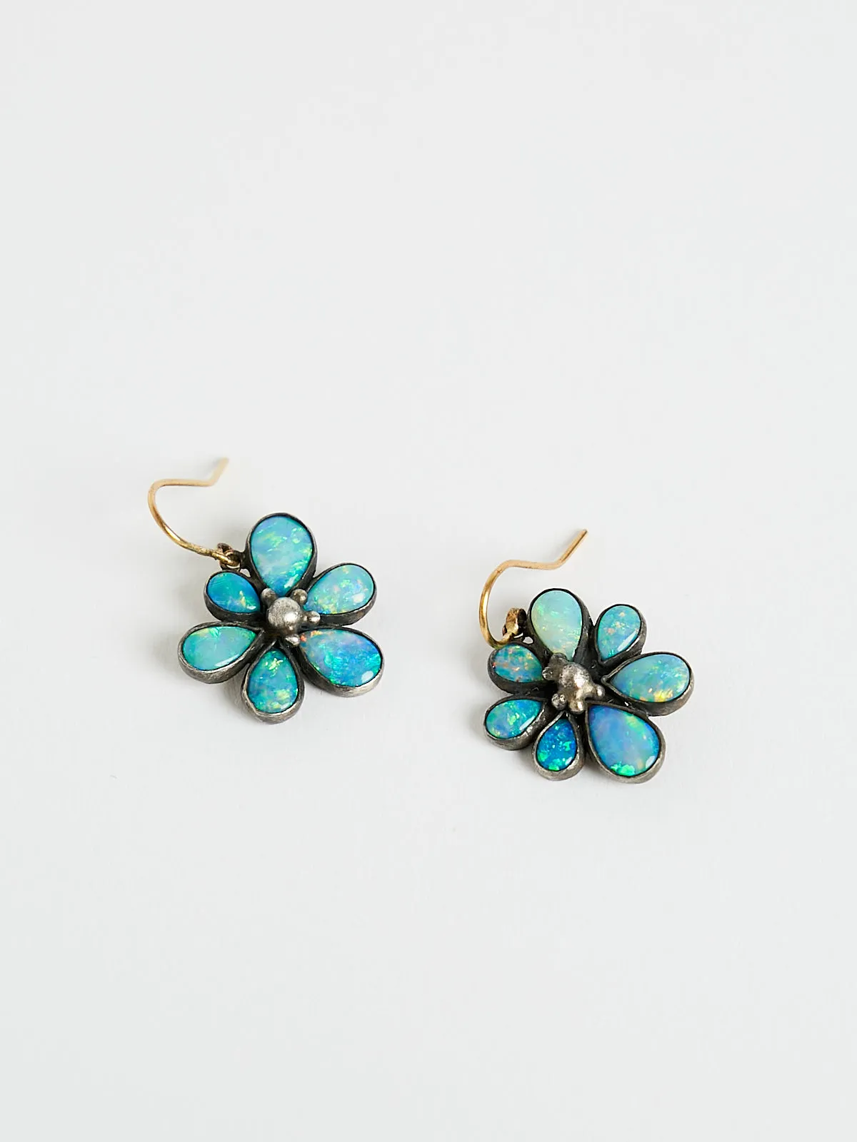 Medium Opal Single-Drop Wildflower Earrings