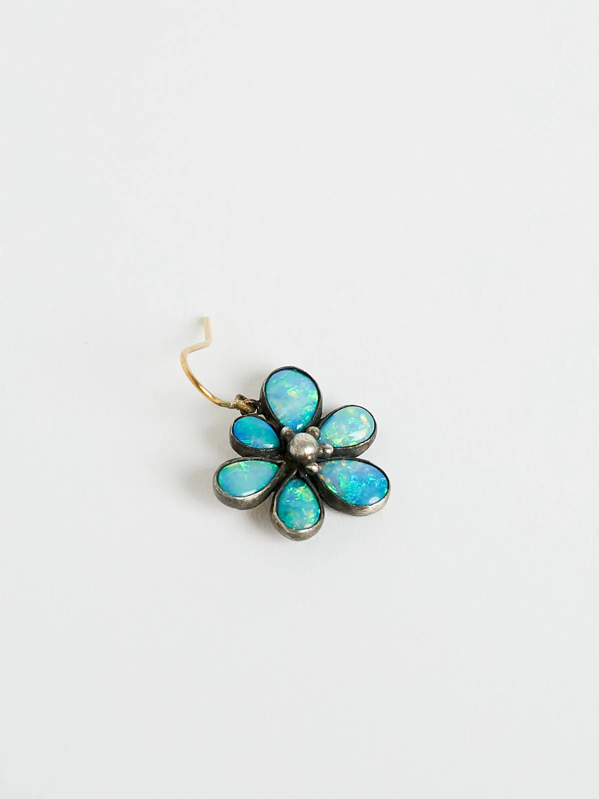 Medium Opal Single-Drop Wildflower Earrings