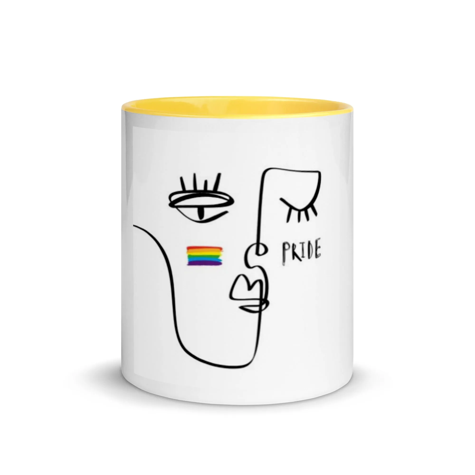 Pride Face Mug with Colour Inside