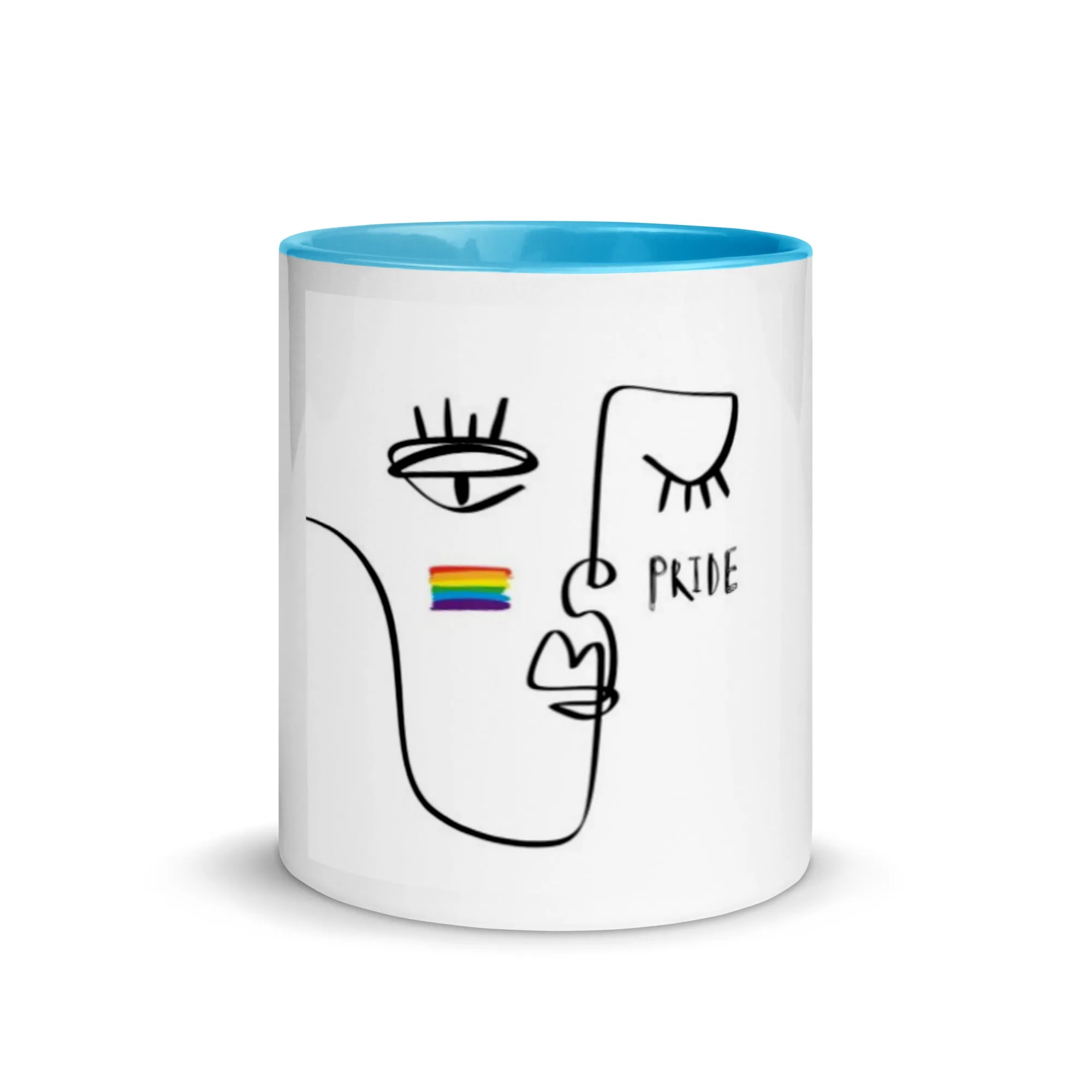 Pride Face Mug with Colour Inside