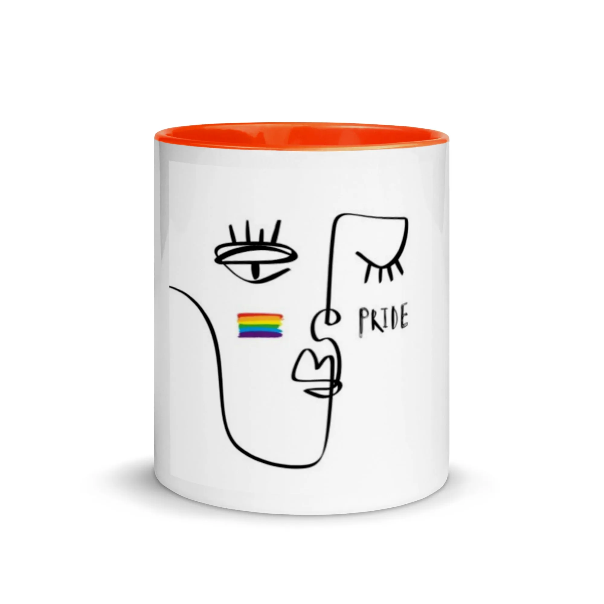 Pride Face Mug with Colour Inside