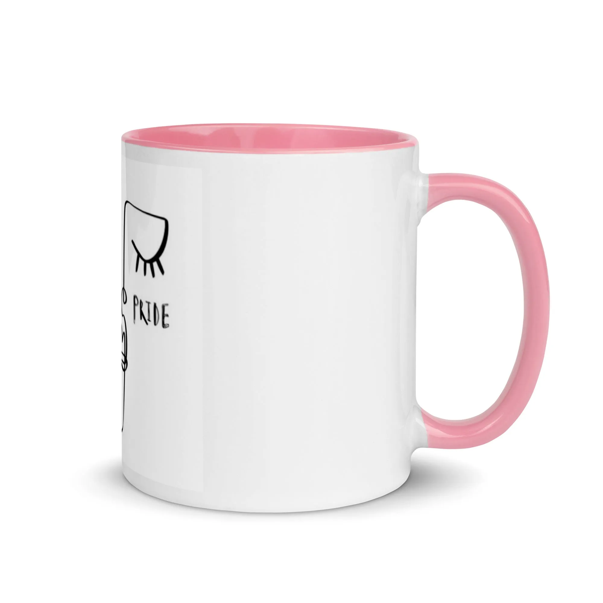 Pride Face Mug with Colour Inside