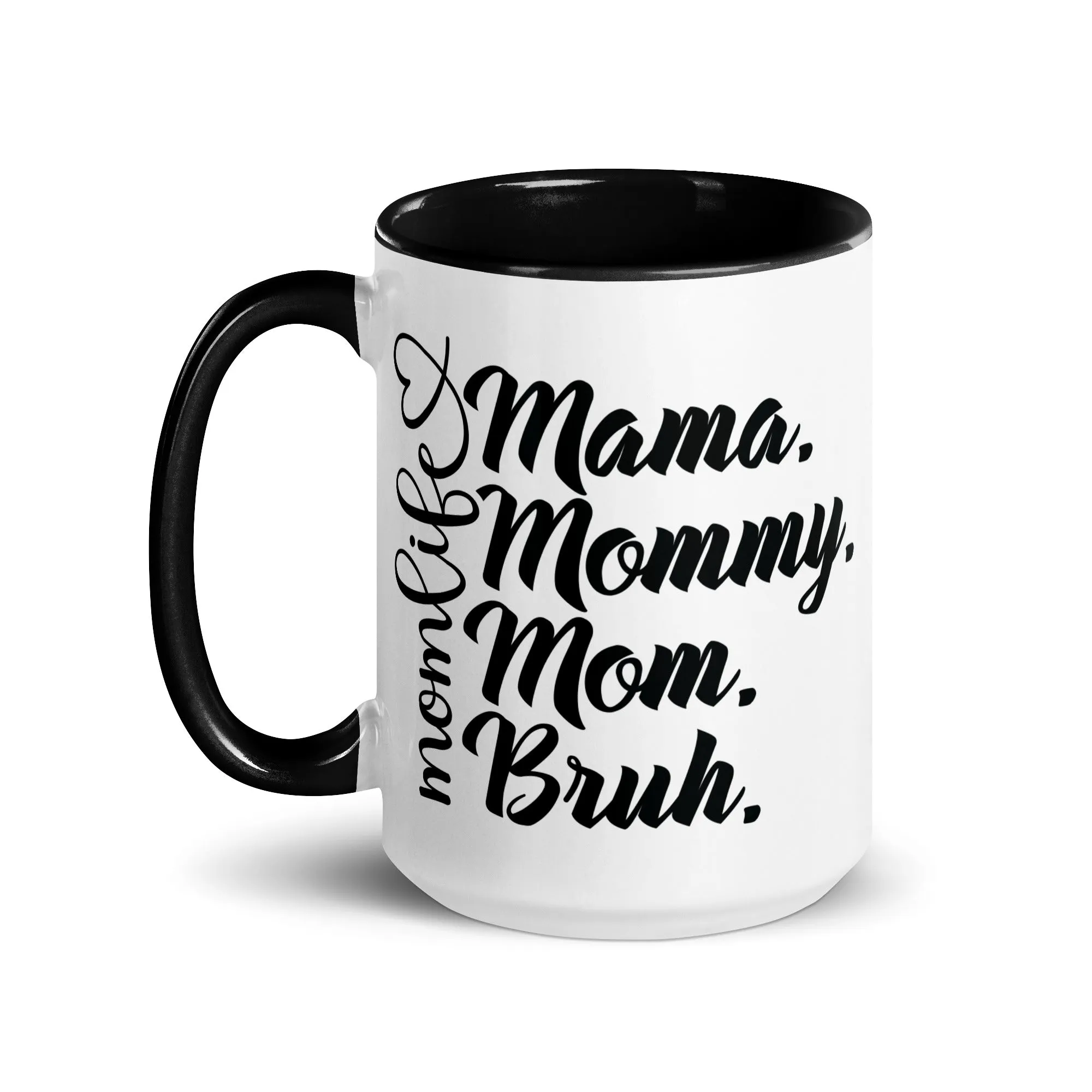 "Mom Life" Mug with Color Inside