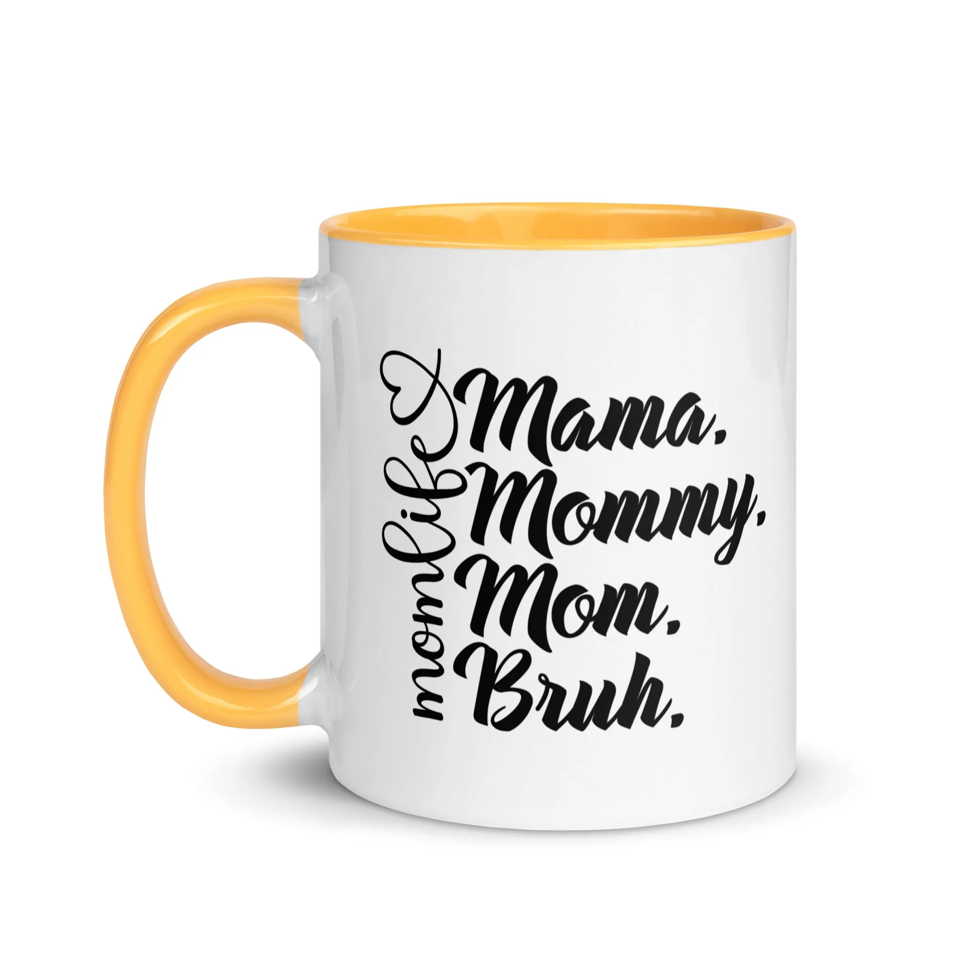 "Mom Life" Mug with Color Inside