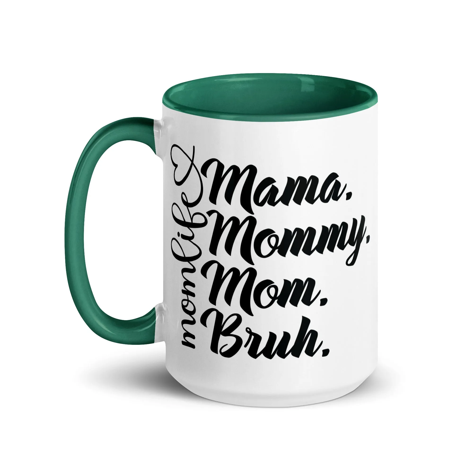 "Mom Life" Mug with Color Inside