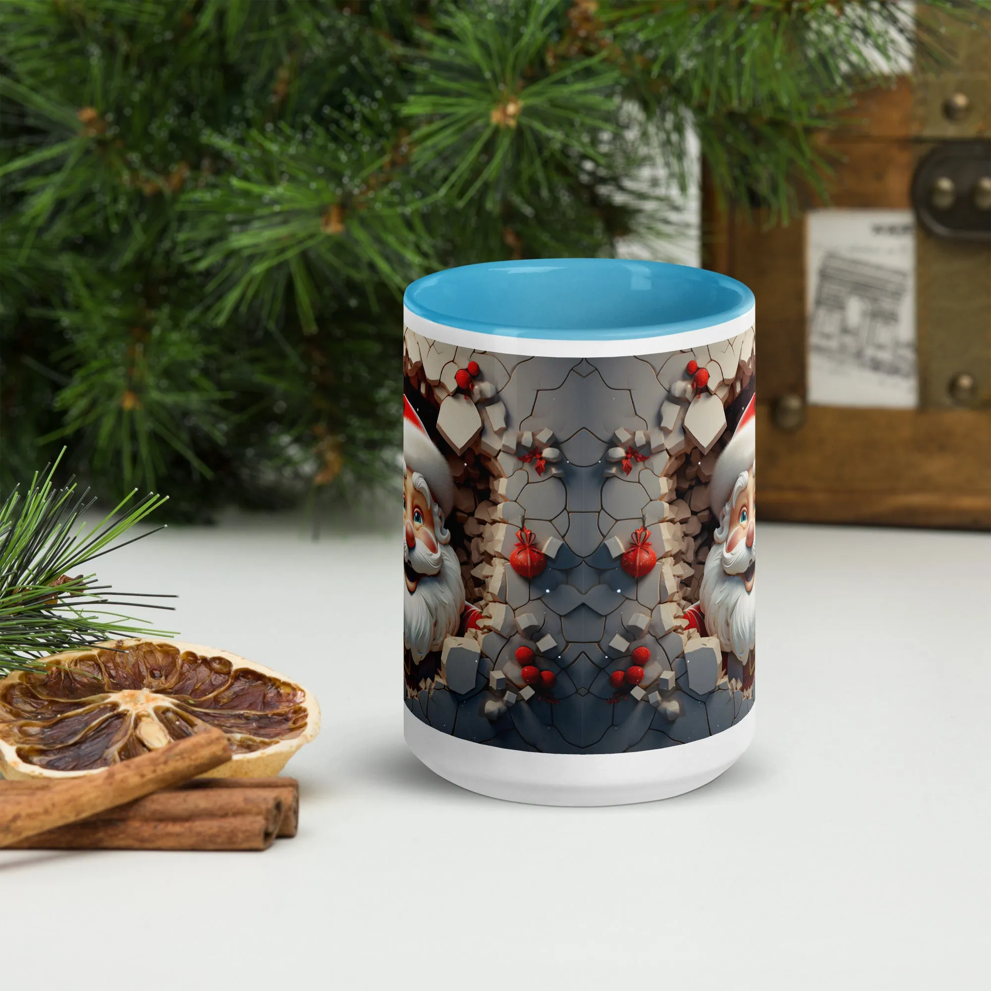 "Santa" Mug with Color Inside