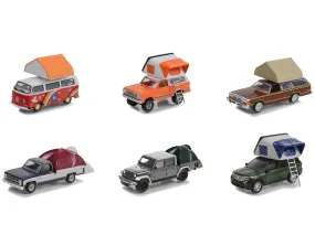 "The Great Outdoors" Set of 6 pieces Series 2 1/64 Diecast Model Cars by Greenlight