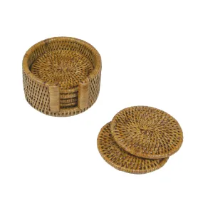 'Rattan' Coaster Set Collection