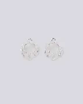 Salome Silver Stud Earrings