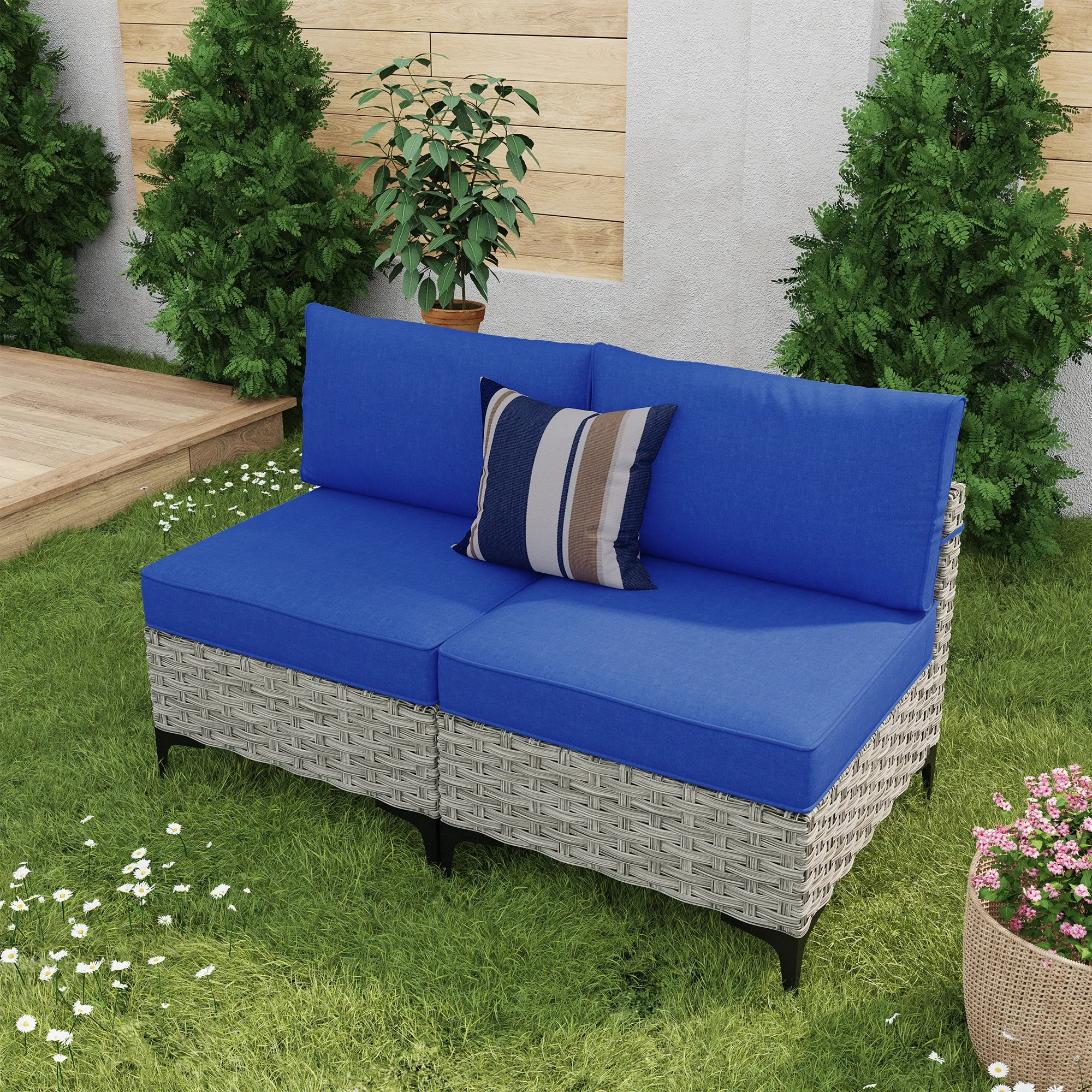 SKT Series - Sectional Outdoor Furniture Set 2-Piece