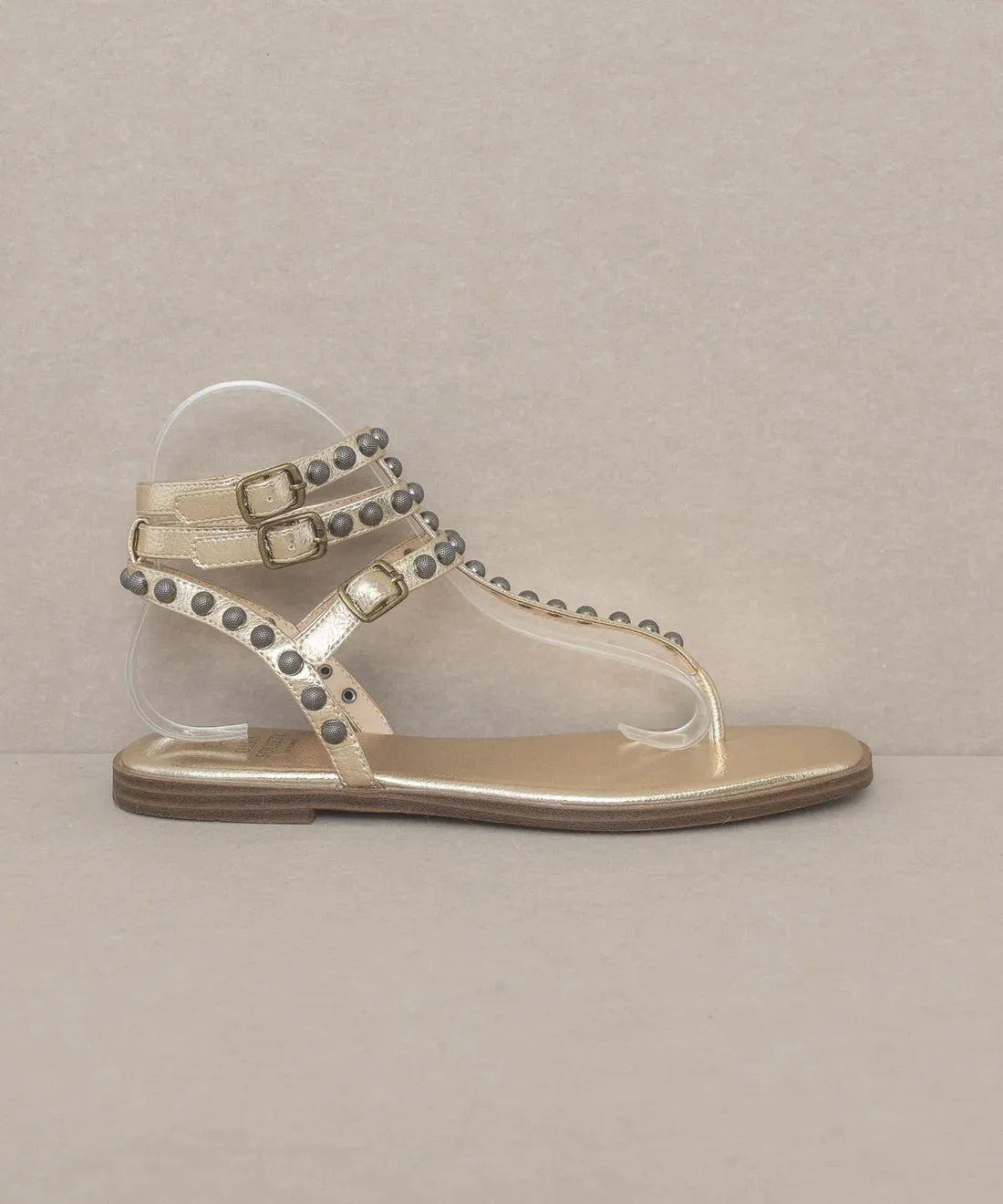 Studded Gladiator Sandal