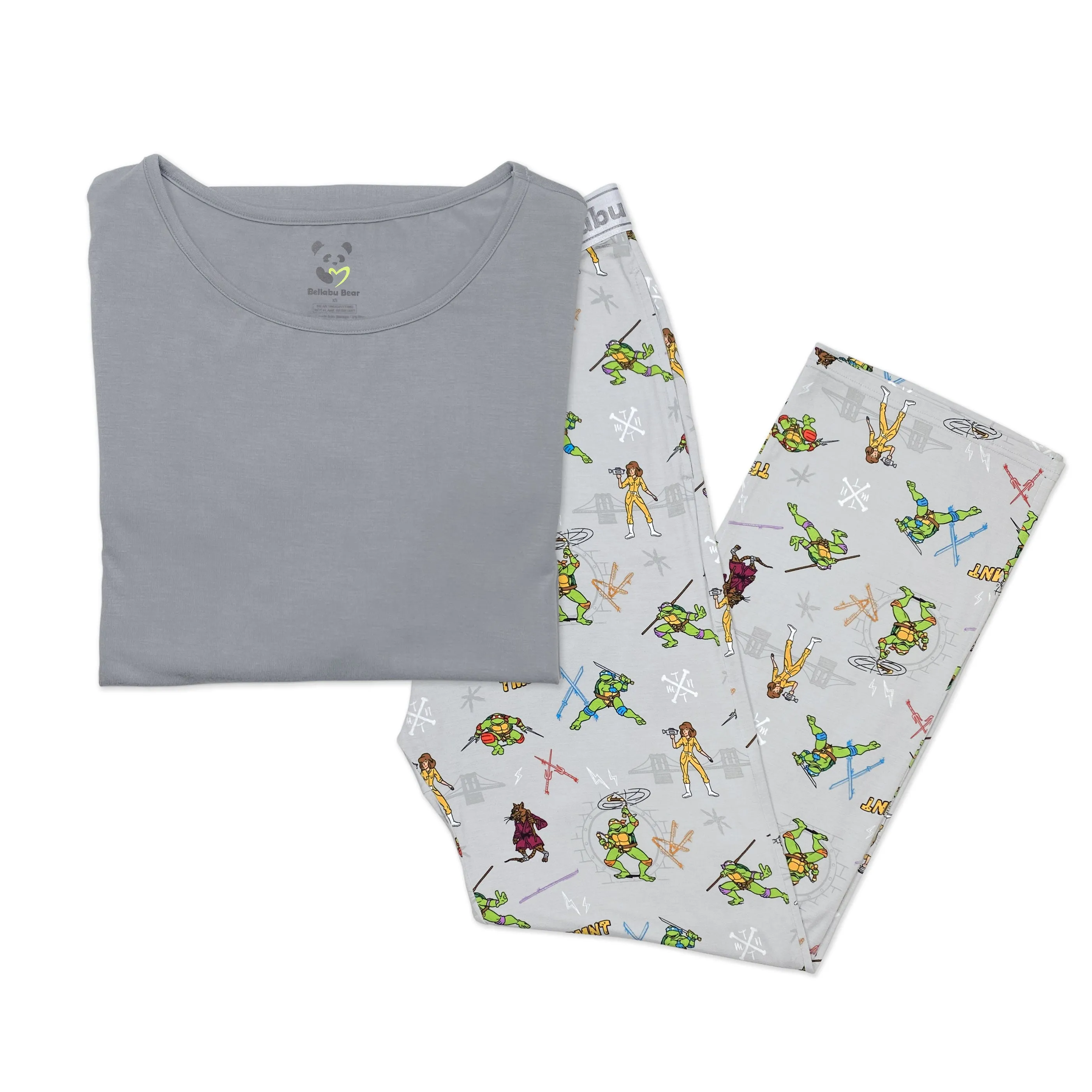 Teenage Mutant Ninja Turtles Retro Bamboo Men's Pajama Set